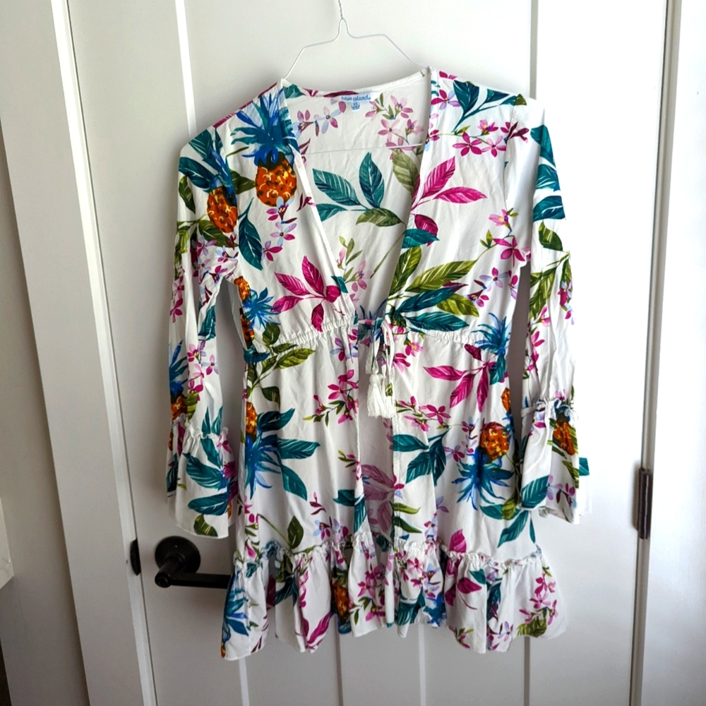 Blue Island Swim Cover Up